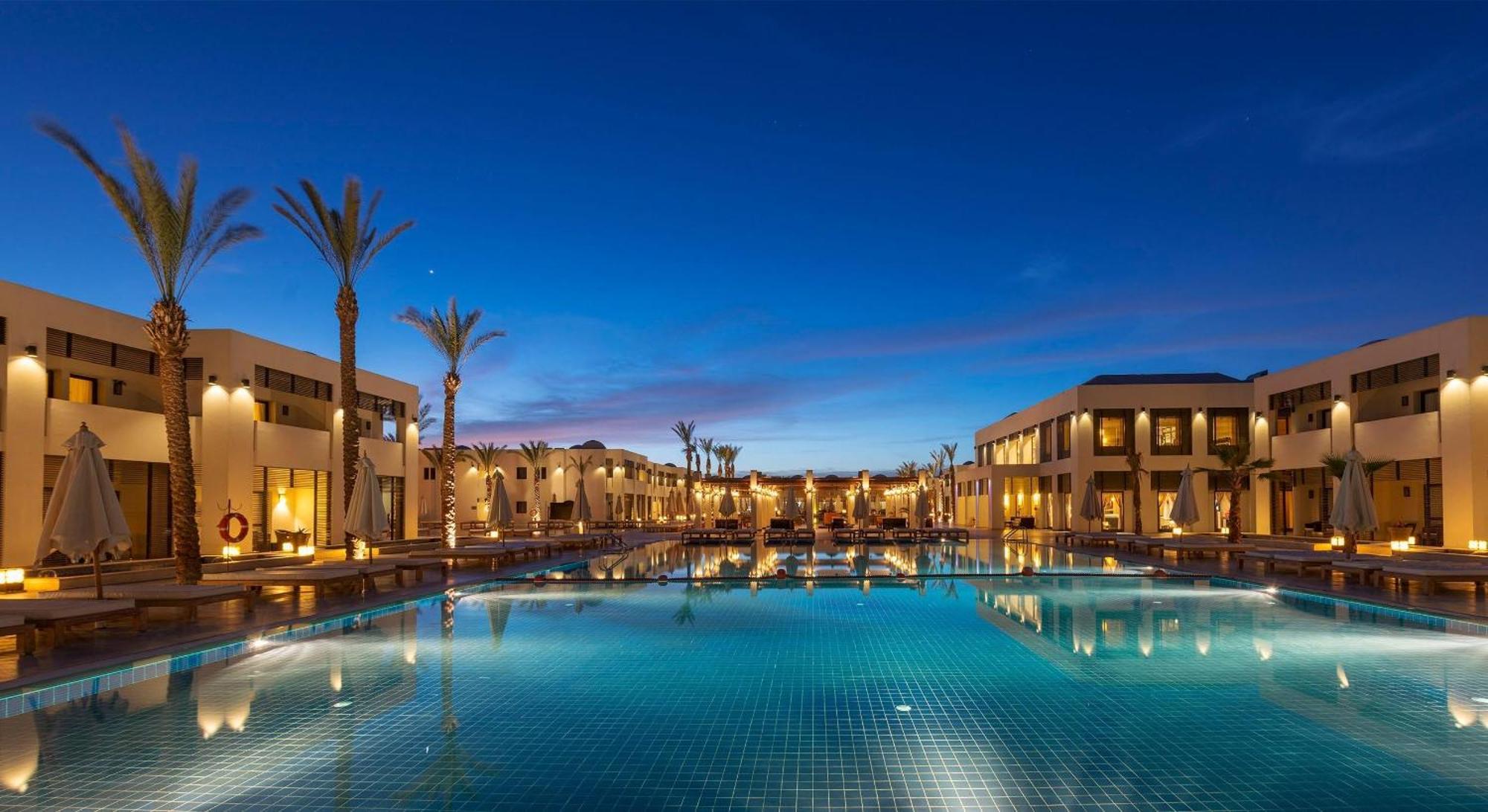 Sentido Reef Oasis Aqua Park Resort シャルム・エル・シェイク エクステリア 写真 The swimming pool at the hotel