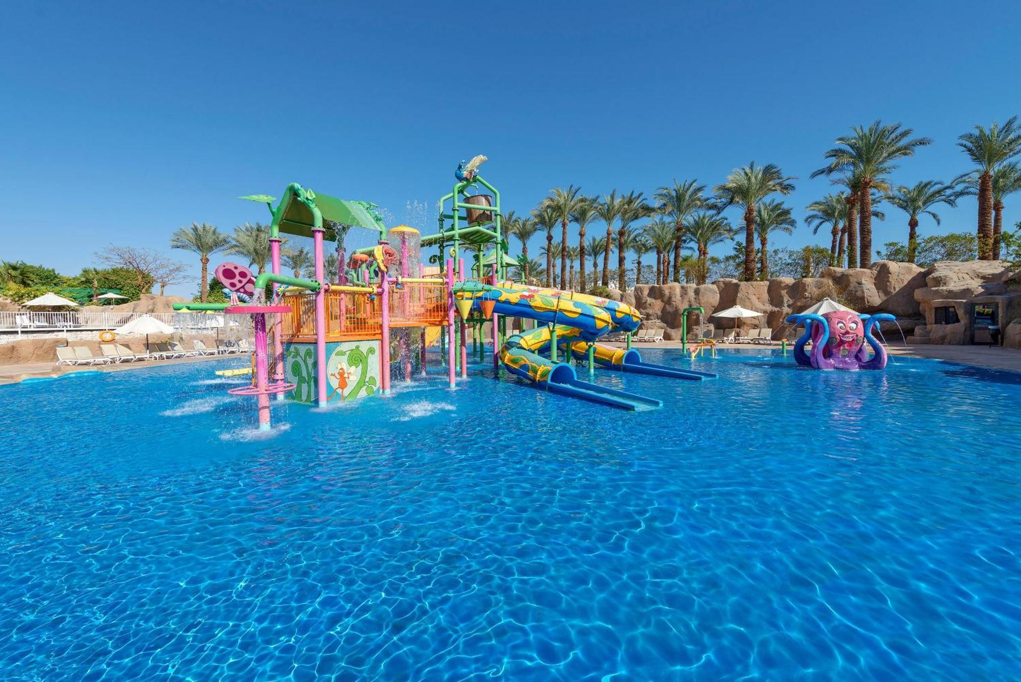 Sentido Reef Oasis Aqua Park Resort シャルム・エル・シェイク エクステリア 写真 Aqua Park at Hilton Sharm El Sheikh Resort